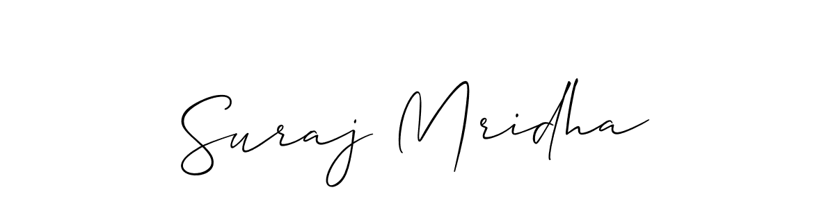 How to Draw Suraj Mridha signature style? Allison_Script is a latest design signature styles for name Suraj Mridha. Suraj Mridha signature style 2 images and pictures png