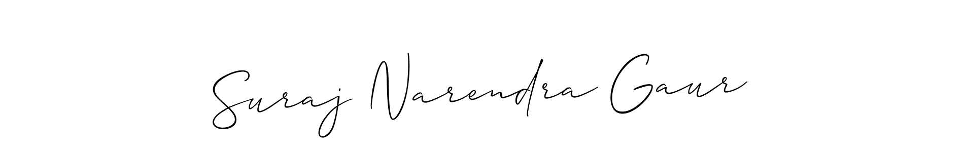 Make a beautiful signature design for name Suraj Narendra Gaur. Use this online signature maker to create a handwritten signature for free. Suraj Narendra Gaur signature style 2 images and pictures png