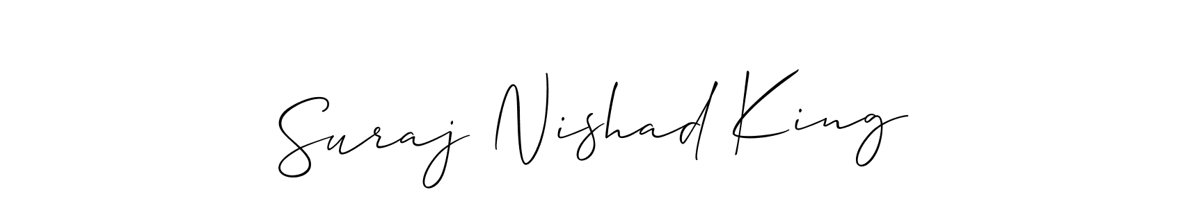 Make a beautiful signature design for name Suraj Nishad King. Use this online signature maker to create a handwritten signature for free. Suraj Nishad King signature style 2 images and pictures png