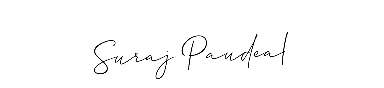 Here are the top 10 professional signature styles for the name Suraj Paudeal. These are the best autograph styles you can use for your name. Suraj Paudeal signature style 2 images and pictures png