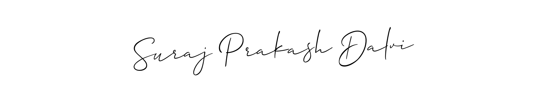 Once you've used our free online signature maker to create your best signature Allison_Script style, it's time to enjoy all of the benefits that Suraj Prakash Dalvi name signing documents. Suraj Prakash Dalvi signature style 2 images and pictures png