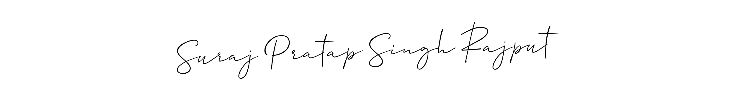 Design your own signature with our free online signature maker. With this signature software, you can create a handwritten (Allison_Script) signature for name Suraj Pratap Singh Rajput. Suraj Pratap Singh Rajput signature style 2 images and pictures png