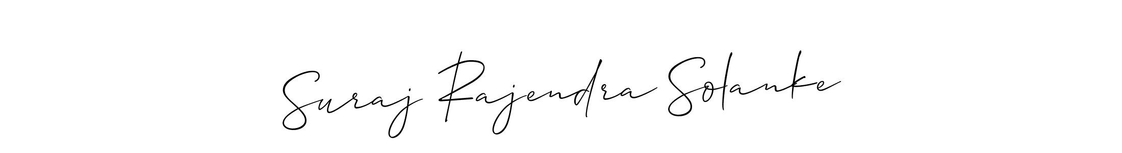 Suraj Rajendra Solanke stylish signature style. Best Handwritten Sign (Allison_Script) for my name. Handwritten Signature Collection Ideas for my name Suraj Rajendra Solanke. Suraj Rajendra Solanke signature style 2 images and pictures png
