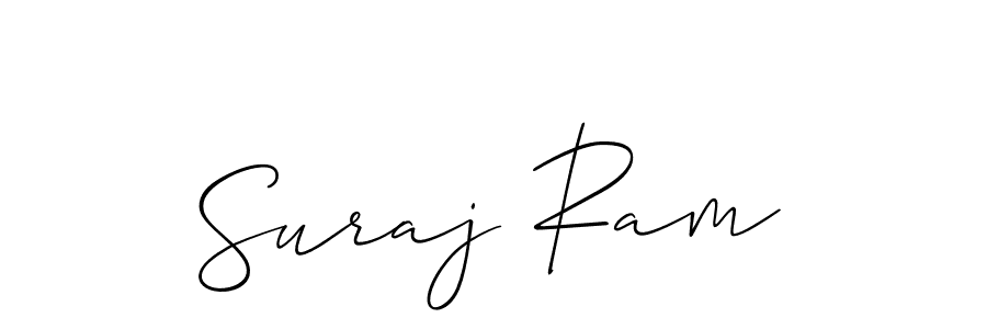 You should practise on your own different ways (Allison_Script) to write your name (Suraj Ram) in signature. don't let someone else do it for you. Suraj Ram signature style 2 images and pictures png