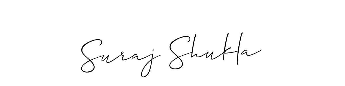 You should practise on your own different ways (Allison_Script) to write your name (Suraj Shukla) in signature. don't let someone else do it for you. Suraj Shukla signature style 2 images and pictures png
