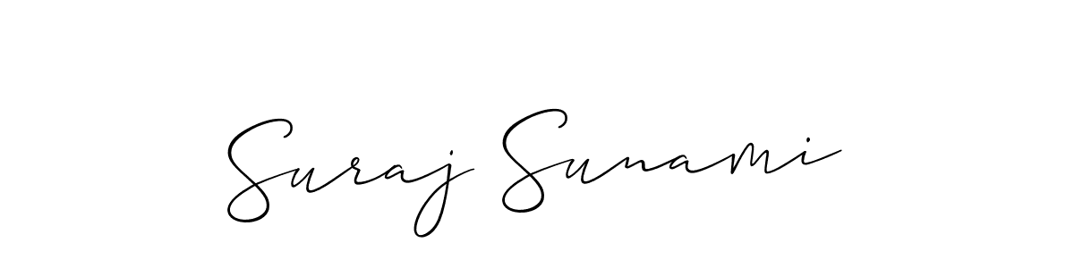 You can use this online signature creator to create a handwritten signature for the name Suraj Sunami. This is the best online autograph maker. Suraj Sunami signature style 2 images and pictures png