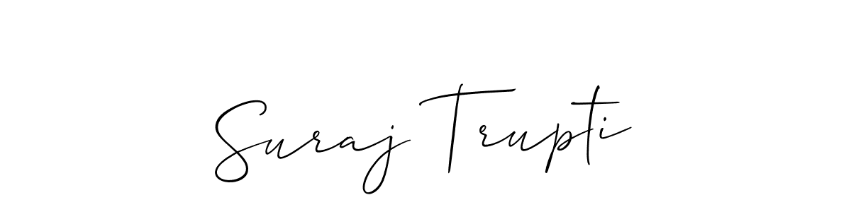 See photos of Suraj Trupti official signature by Spectra . Check more albums & portfolios. Read reviews & check more about Allison_Script font. Suraj Trupti signature style 2 images and pictures png