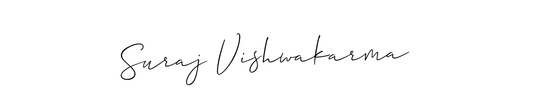 You can use this online signature creator to create a handwritten signature for the name Suraj Vishwakarma. This is the best online autograph maker. Suraj Vishwakarma signature style 2 images and pictures png