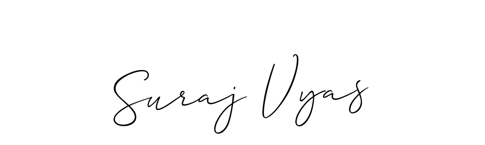 Also You can easily find your signature by using the search form. We will create Suraj Vyas name handwritten signature images for you free of cost using Allison_Script sign style. Suraj Vyas signature style 2 images and pictures png