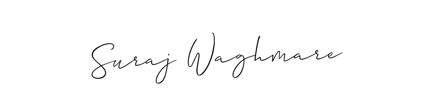 It looks lik you need a new signature style for name Suraj Waghmare. Design unique handwritten (Allison_Script) signature with our free signature maker in just a few clicks. Suraj Waghmare signature style 2 images and pictures png