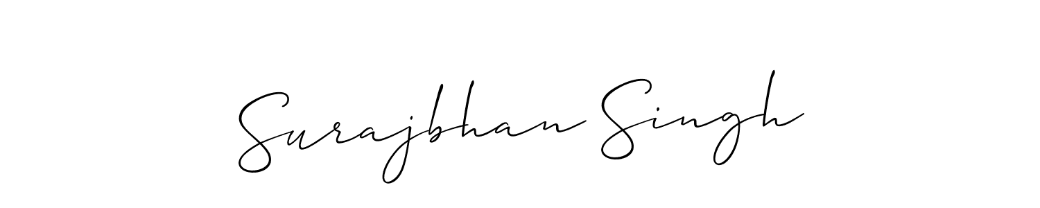 Surajbhan Singh stylish signature style. Best Handwritten Sign (Allison_Script) for my name. Handwritten Signature Collection Ideas for my name Surajbhan Singh. Surajbhan Singh signature style 2 images and pictures png