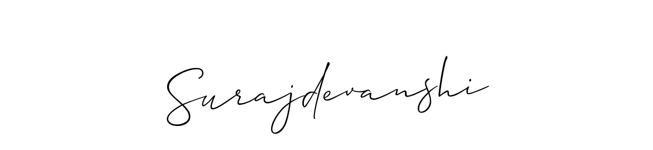 How to Draw Surajdevanshi signature style? Allison_Script is a latest design signature styles for name Surajdevanshi. Surajdevanshi signature style 2 images and pictures png