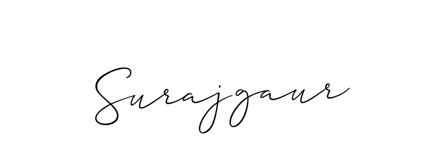 Similarly Allison_Script is the best handwritten signature design. Signature creator online .You can use it as an online autograph creator for name Surajgaur. Surajgaur signature style 2 images and pictures png