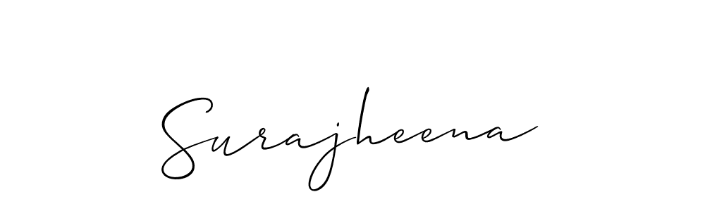 Make a beautiful signature design for name Surajheena. Use this online signature maker to create a handwritten signature for free. Surajheena signature style 2 images and pictures png