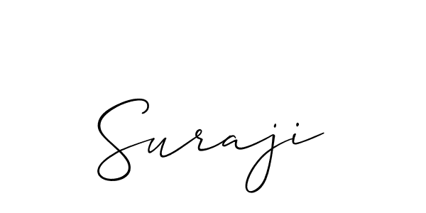 You should practise on your own different ways (Allison_Script) to write your name (Suraji) in signature. don't let someone else do it for you. Suraji signature style 2 images and pictures png