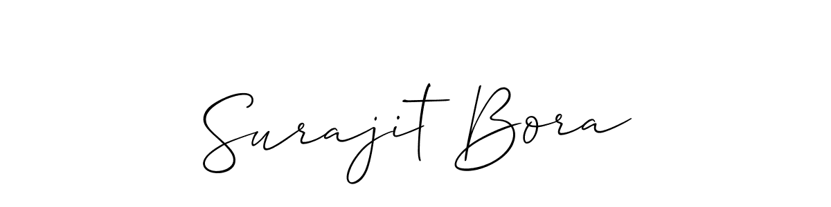 Make a beautiful signature design for name Surajit Bora. Use this online signature maker to create a handwritten signature for free. Surajit Bora signature style 2 images and pictures png