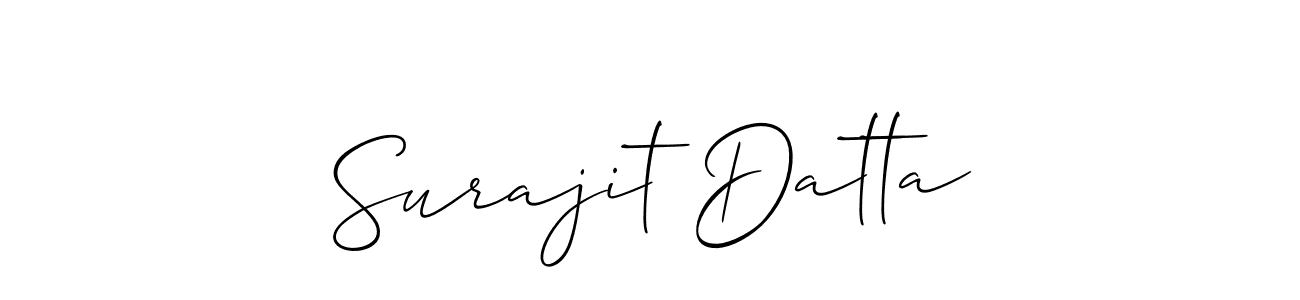 Also we have Surajit Datta name is the best signature style. Create professional handwritten signature collection using Allison_Script autograph style. Surajit Datta signature style 2 images and pictures png