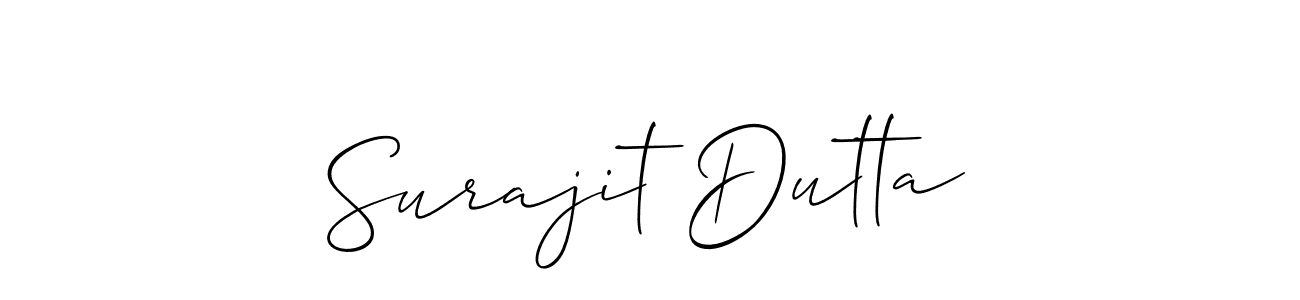 You should practise on your own different ways (Allison_Script) to write your name (Surajit Dutta) in signature. don't let someone else do it for you. Surajit Dutta signature style 2 images and pictures png