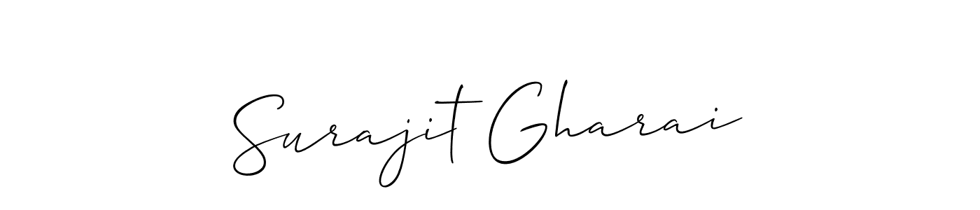 Similarly Allison_Script is the best handwritten signature design. Signature creator online .You can use it as an online autograph creator for name Surajit Gharai. Surajit Gharai signature style 2 images and pictures png