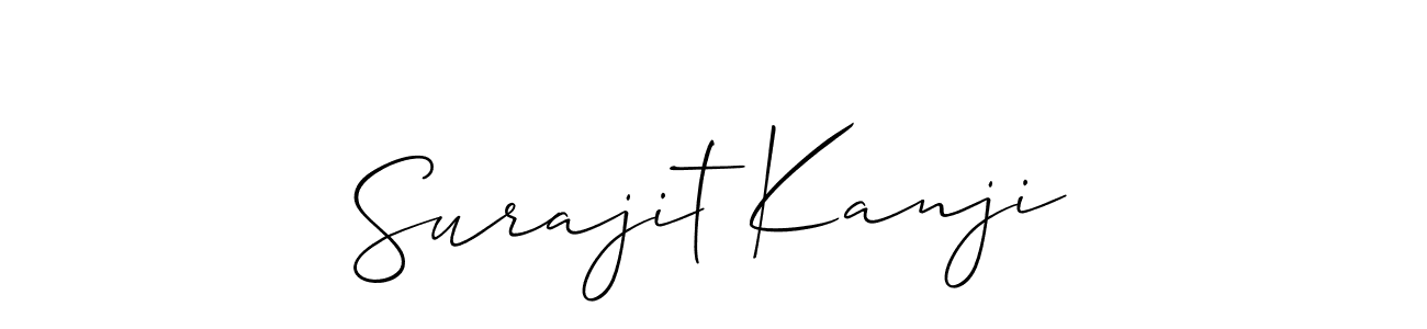 How to make Surajit Kanji signature? Allison_Script is a professional autograph style. Create handwritten signature for Surajit Kanji name. Surajit Kanji signature style 2 images and pictures png