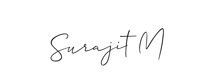 Once you've used our free online signature maker to create your best signature Allison_Script style, it's time to enjoy all of the benefits that Surajit M name signing documents. Surajit M signature style 2 images and pictures png