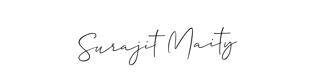 Similarly Allison_Script is the best handwritten signature design. Signature creator online .You can use it as an online autograph creator for name Surajit Maity. Surajit Maity signature style 2 images and pictures png
