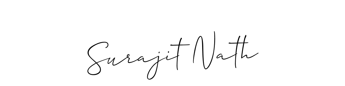 Make a beautiful signature design for name Surajit Nath. Use this online signature maker to create a handwritten signature for free. Surajit Nath signature style 2 images and pictures png