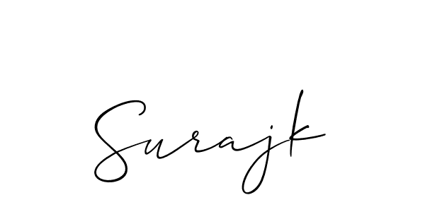 Make a beautiful signature design for name Surajk. Use this online signature maker to create a handwritten signature for free. Surajk signature style 2 images and pictures png
