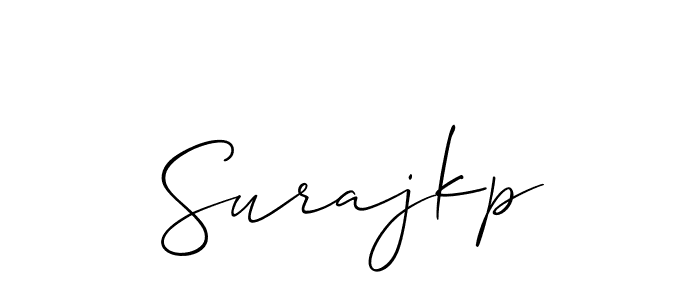You can use this online signature creator to create a handwritten signature for the name Surajkp. This is the best online autograph maker. Surajkp signature style 2 images and pictures png