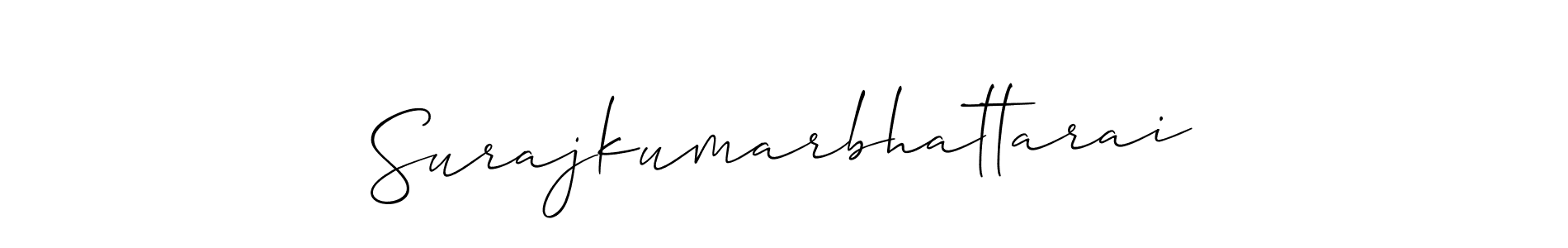 It looks lik you need a new signature style for name Surajkumarbhattarai. Design unique handwritten (Allison_Script) signature with our free signature maker in just a few clicks. Surajkumarbhattarai signature style 2 images and pictures png