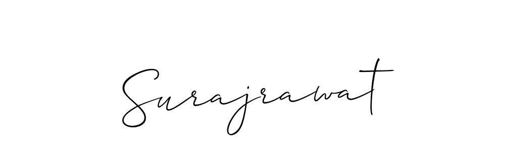 Allison_Script is a professional signature style that is perfect for those who want to add a touch of class to their signature. It is also a great choice for those who want to make their signature more unique. Get Surajrawat name to fancy signature for free. Surajrawat signature style 2 images and pictures png