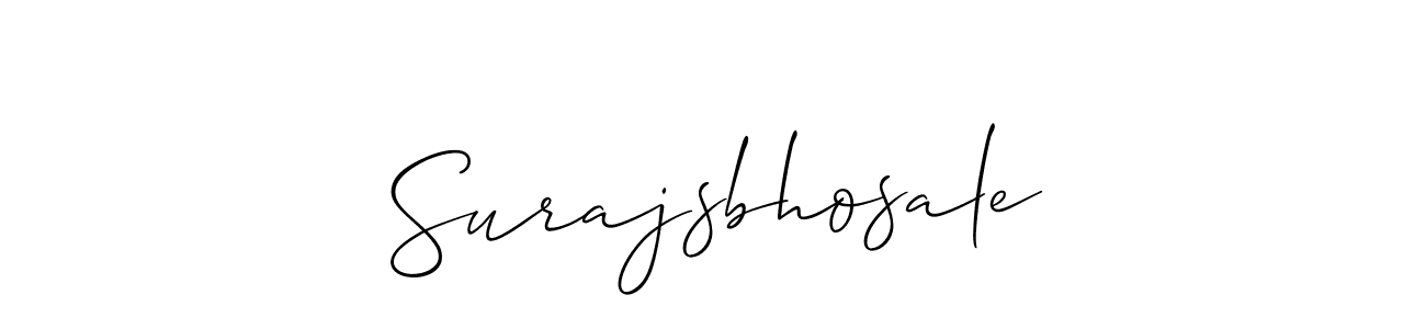 How to Draw Surajsbhosale signature style? Allison_Script is a latest design signature styles for name Surajsbhosale. Surajsbhosale signature style 2 images and pictures png