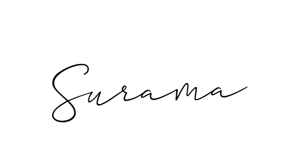 How to Draw Surama signature style? Allison_Script is a latest design signature styles for name Surama. Surama signature style 2 images and pictures png