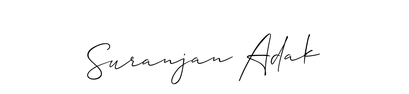 Best and Professional Signature Style for Suranjan Adak. Allison_Script Best Signature Style Collection. Suranjan Adak signature style 2 images and pictures png