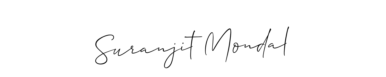 This is the best signature style for the Suranjit Mondal name. Also you like these signature font (Allison_Script). Mix name signature. Suranjit Mondal signature style 2 images and pictures png