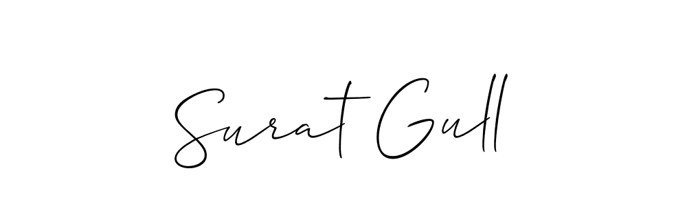 How to make Surat Gull signature? Allison_Script is a professional autograph style. Create handwritten signature for Surat Gull name. Surat Gull signature style 2 images and pictures png