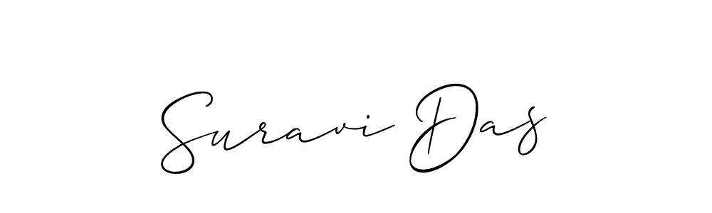 How to make Suravi Das name signature. Use Allison_Script style for creating short signs online. This is the latest handwritten sign. Suravi Das signature style 2 images and pictures png