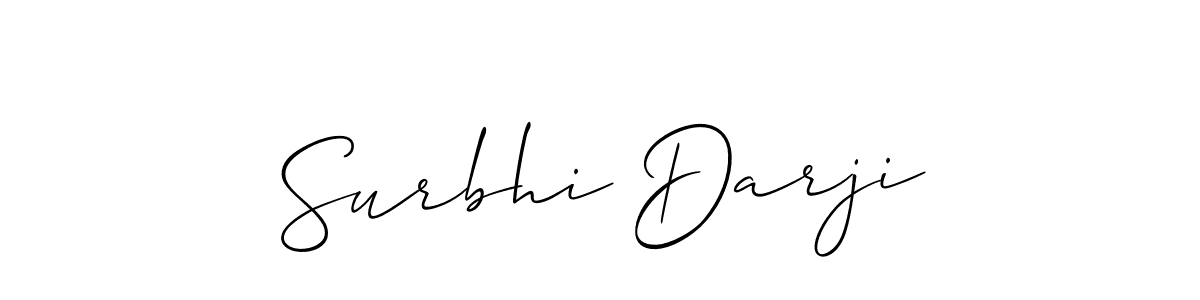 This is the best signature style for the Surbhi Darji name. Also you like these signature font (Allison_Script). Mix name signature. Surbhi Darji signature style 2 images and pictures png