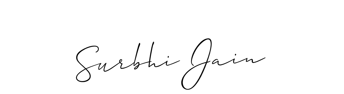 Make a beautiful signature design for name Surbhi Jain. Use this online signature maker to create a handwritten signature for free. Surbhi Jain signature style 2 images and pictures png