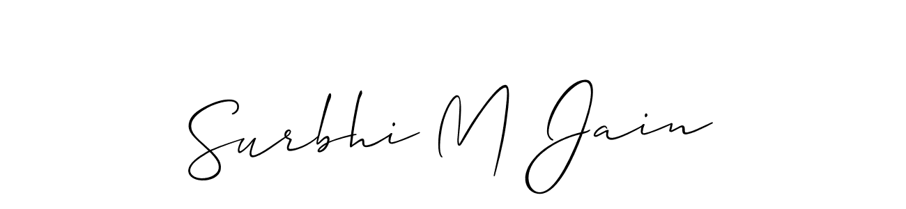 Once you've used our free online signature maker to create your best signature Allison_Script style, it's time to enjoy all of the benefits that Surbhi M Jain name signing documents. Surbhi M Jain signature style 2 images and pictures png