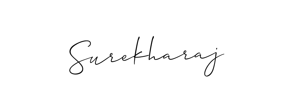 Surekharaj stylish signature style. Best Handwritten Sign (Allison_Script) for my name. Handwritten Signature Collection Ideas for my name Surekharaj. Surekharaj signature style 2 images and pictures png