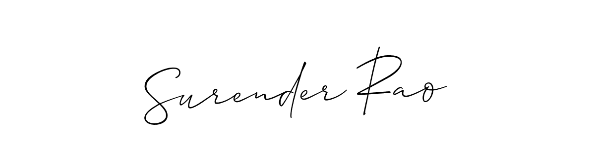 Here are the top 10 professional signature styles for the name Surender Rao. These are the best autograph styles you can use for your name. Surender Rao signature style 2 images and pictures png