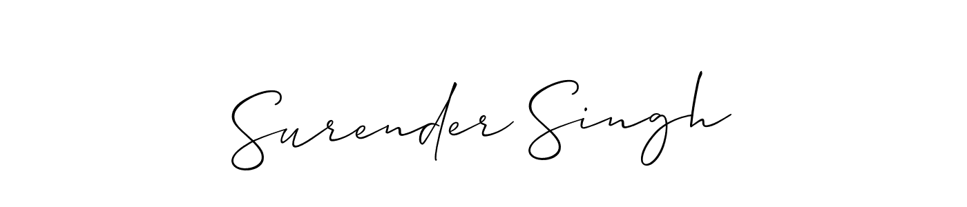 Once you've used our free online signature maker to create your best signature Allison_Script style, it's time to enjoy all of the benefits that Surender Singh name signing documents. Surender Singh signature style 2 images and pictures png