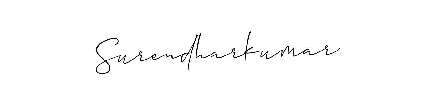 Once you've used our free online signature maker to create your best signature Allison_Script style, it's time to enjoy all of the benefits that Surendharkumar name signing documents. Surendharkumar signature style 2 images and pictures png