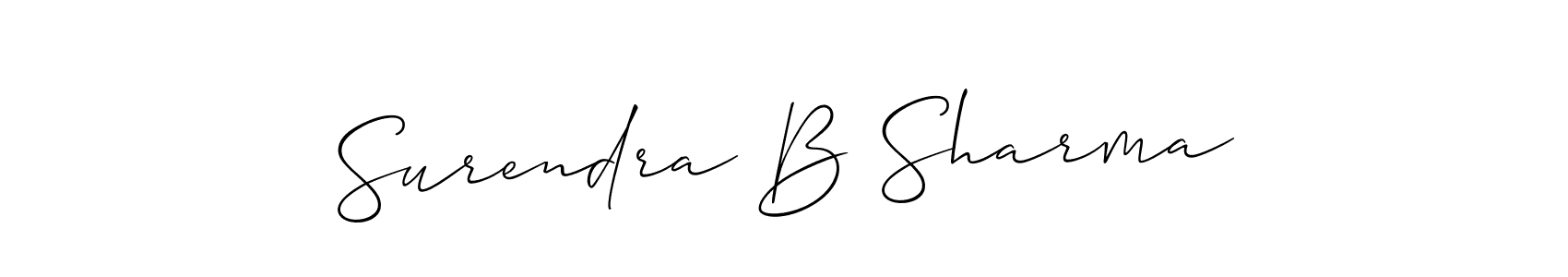 Once you've used our free online signature maker to create your best signature Allison_Script style, it's time to enjoy all of the benefits that Surendra B Sharma name signing documents. Surendra B Sharma signature style 2 images and pictures png