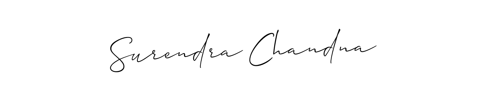 Here are the top 10 professional signature styles for the name Surendra Chandna. These are the best autograph styles you can use for your name. Surendra Chandna signature style 2 images and pictures png