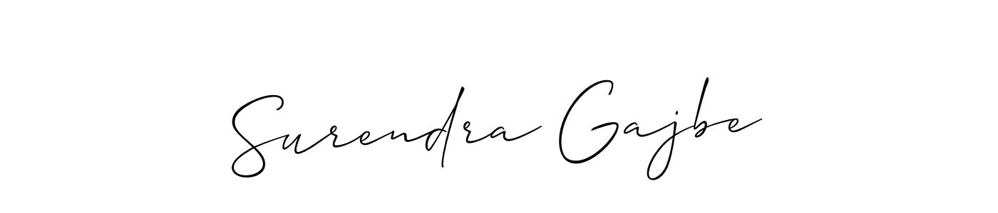Make a beautiful signature design for name Surendra Gajbe. Use this online signature maker to create a handwritten signature for free. Surendra Gajbe signature style 2 images and pictures png
