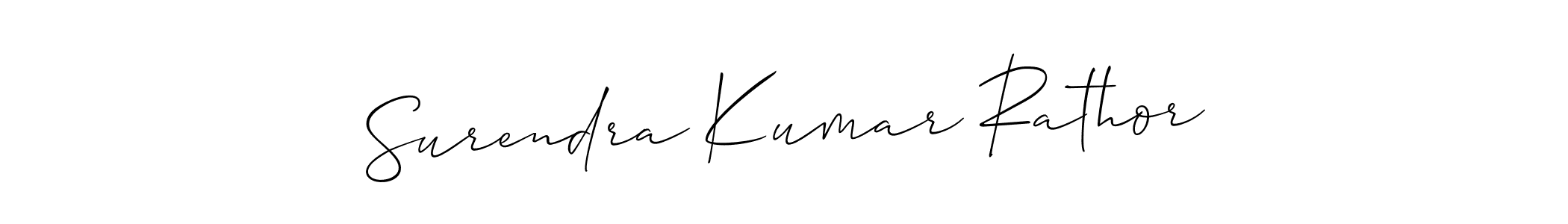 Similarly Allison_Script is the best handwritten signature design. Signature creator online .You can use it as an online autograph creator for name Surendra Kumar Rathor. Surendra Kumar Rathor signature style 2 images and pictures png