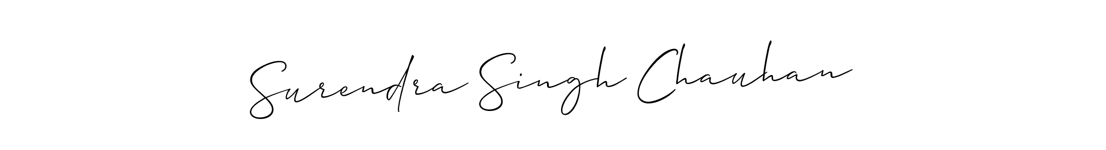 Make a short Surendra Singh Chauhan signature style. Manage your documents anywhere anytime using Allison_Script. Create and add eSignatures, submit forms, share and send files easily. Surendra Singh Chauhan signature style 2 images and pictures png