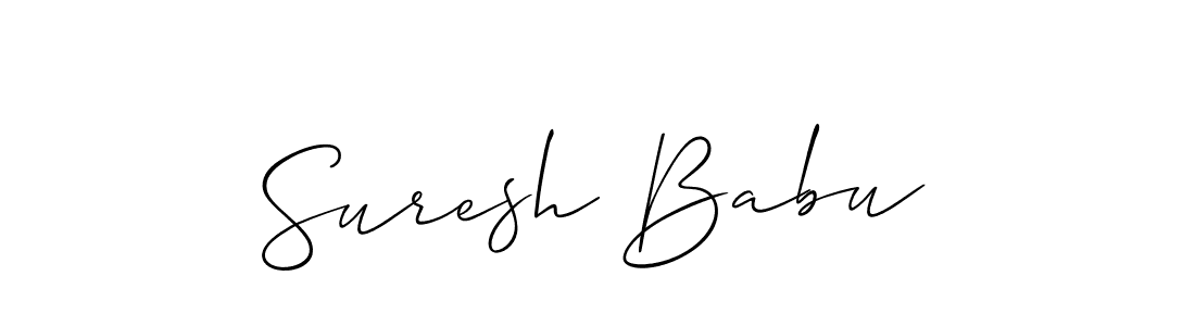 Similarly Allison_Script is the best handwritten signature design. Signature creator online .You can use it as an online autograph creator for name Suresh Babu. Suresh Babu signature style 2 images and pictures png